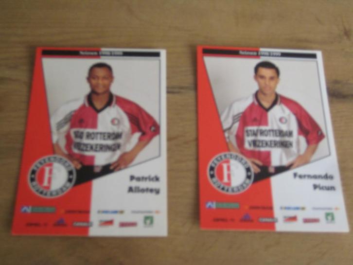 spelerskaarten feyenoord rotterdam seizoen 1998-1999, Verzamelen, Sportartikelen en Voetbal, Zo goed als nieuw, Spelerskaart, Feyenoord