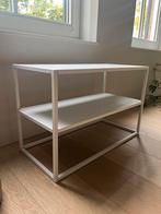 Witte sidetable, Ophalen, Gebruikt, 50 tot 100 cm, Metaal