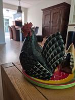 Houten Kippen op Schaal - Decoratie, Ophalen of Verzenden