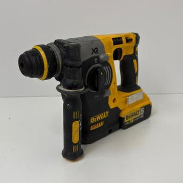 DeWalt DCH273 Accu Combihamer + 5.0Ah | Gebruikte staat beschikbaar voor biedingen