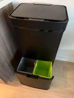 Homra Nexo prullenbak met afvalscheiding, 40 liter of meer, Ophalen, Zo goed als nieuw, Rvs
