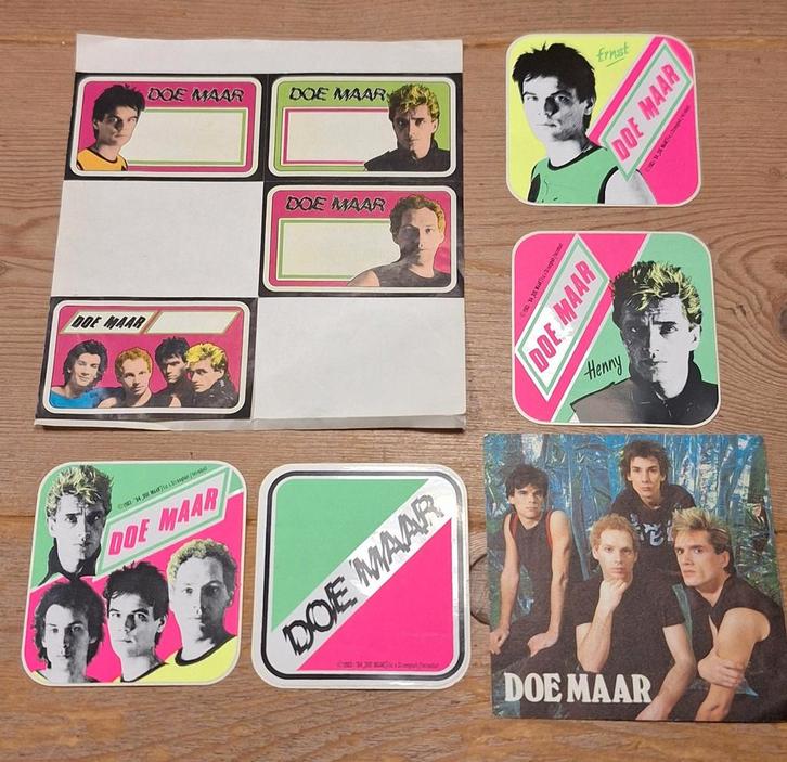 Zeldzame Doe Maar Stickers 1983-1984, Verzamelen, Stickers, Verzenden