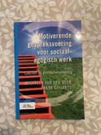 Motiverende gespreksvoering voor sociaal-agogisch werk, Ophalen of Verzenden, Zo goed als nieuw, HBO, Michaela van der Veen; Frank Goijarts