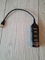 Hama USB 2.0 HUB 1:4, Bus powered, zwart, Ophalen, Gebruikt, USB-hub