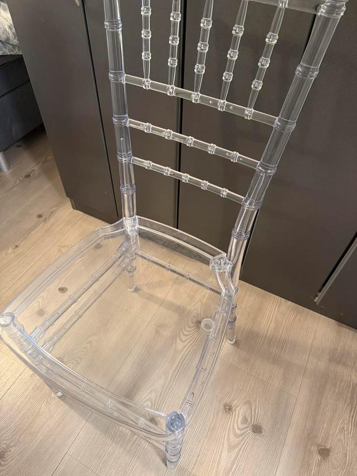 Doorzichtige Design Stoel, Huis en Inrichting, Stoelen, Zo goed als nieuw, Eén, Kunststof, Overige kleuren, Ophalen of Verzenden