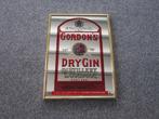 GORDONS LONDON DRY GIN SPIEGEL, Verzamelen, Merken en Reclamevoorwerpen, Ophalen, Zo goed als nieuw, Reclamebord