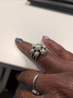 Pandora dames ring met parels, 18 tot 19, Ophalen of Verzenden, Zo goed als nieuw, Dame