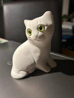 Schattig gips Kattenbeeld, Ophalen of Verzenden, Zo goed als nieuw, Dier