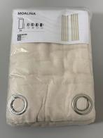 Ikea MOALINA Gordijnen, 1 paar, beige, 145x250 cm 304.910.49, 100 tot 150 cm, 200 cm of meer, Ikea, Nieuw