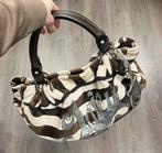 y2k Juicy Couture handtas hand tas suede gestreept bruin, Sieraden, Tassen en Uiterlijk, Tassen | Damestassen, Ophalen of Verzenden