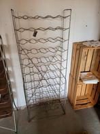 Brocante oude metalen wijnrek flessenrek, Ophalen, Gebruikt, Brocante La Campagne, Rian.verbeet@gmail.com