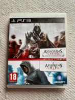 Assassins Creed 1 en 2 Bundel Playstation 3, Avontuur en Actie, Gebruikt, Vanaf 18 jaar, 1 speler