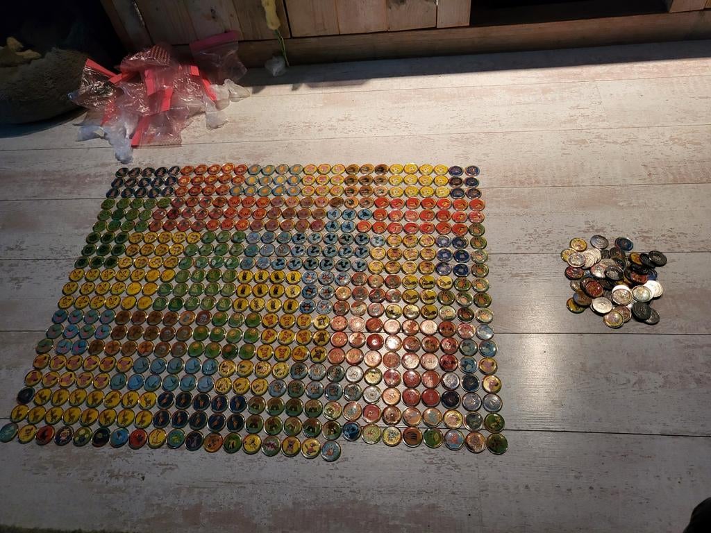 365 Metalen Pokemon Munten Nintendo 2001, Ophalen of Verzenden