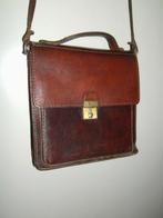 Vintage,zwaar lederen tas,tuigleder, kwaliteit!Schouderriem, Sieraden, Tassen en Uiterlijk, Tassen | Schoudertassen, Ophalen of Verzenden