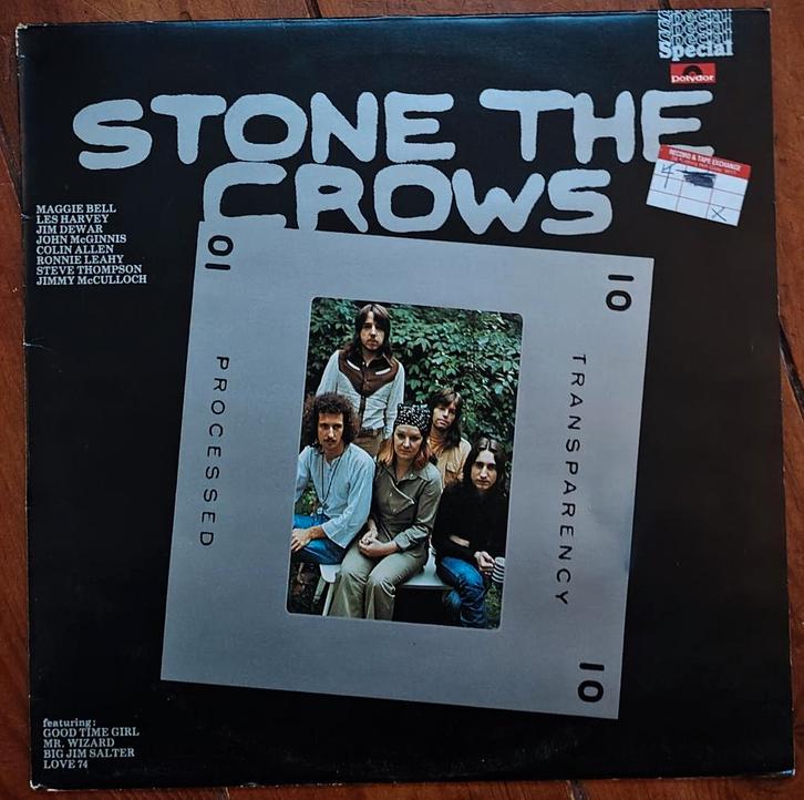 Stone The Crows - Transparency Processed, Cd's en Dvd's, Vinyl | Rock, Gebruikt, Poprock, 12 inch, Ophalen of Verzenden