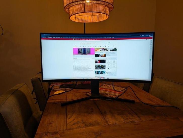 Xiaomi gaming monitor 34", Computers en Software, Monitoren, Gebruikt, 151 t/m 200 Hz, Gaming, VA, Quad HD (2K), Ophalen