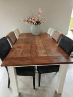 Te koop:eethoek met 6 stoelen, Huis en Inrichting, Complete eetkamers, Ophalen, Gebruikt