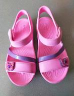 Izgs! Schattige roze Crocs sandalen! Mt C12, Gebruikt, Crocs, Meisje, Schoenen