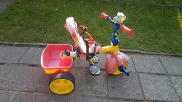 Driewieler trapfiets Little Tikes met duwstang en accesoires beschikbaar voor biedingen
