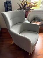 Ikea , fauteuil beige/grijs als nieuw! MOET WEG, Huis en Inrichting, Fauteuils, Ophalen, Zo goed als nieuw, Stof