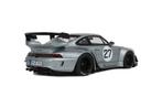 GT Spirit 1:18 Porsche 911 993 RWB No 27 Yuiitsumuni silver, Hobby en Vrije tijd, Modelauto's | 1:18, Overige merken, -, Nieuw