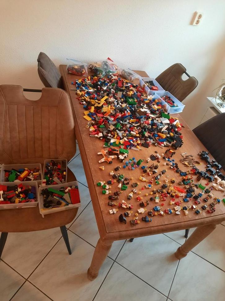 Grote partij Lego - 5 kg stenen, figuren, accessoires, Kinderen en Baby's, Speelgoed | Duplo en Lego, Gebruikt, Lego, Losse stenen