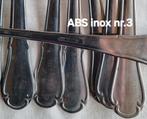 Bestek ABS Germany Inox relief bewerkte handvatten, Ophalen of Verzenden, Gebruikt, Rvs of Chroom
