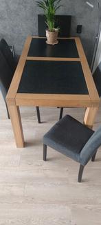 Eettafel met stoelen, Huis en Inrichting, Tafels | Eettafels, Gebruikt, Ophalen of Verzenden