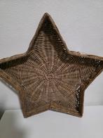 Riviera maison Rattan dienblad, Ophalen of Verzenden, Zo goed als nieuw, Rond, Hout