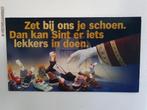 Authentiek Albert Heijn reclamebord Sinterklaas Zet bij ons., Diversen, Sinterklaas, Verzenden, Zo goed als nieuw