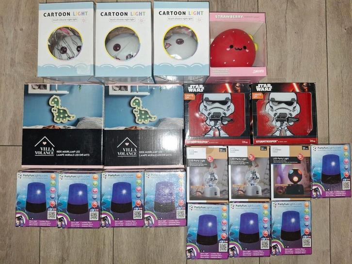 Diverse lampen voor kinderen, Huis en Inrichting, Lampen | Hanglampen, Nieuw, Minder dan 50 cm, Kunststof, Overige materialen