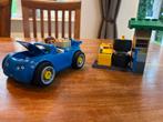 Leuke Lego Duplo raceauto met Tankstation, Kinderen en Baby's, Ophalen of Verzenden, Zo goed als nieuw, Complete set, Duplo