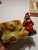 Oude terracotta kabouter bloempot, tomte, Ophalen of Verzenden, Gebruikt