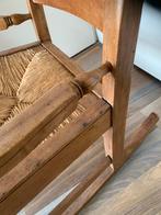 Antieke Schommelstoel Massief Hout, Huis en Inrichting, Stoelen, Gebruikt, Bruin, Ophalen of Verzenden, Eén