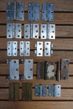 partij scharnieren nr 3 - 5 tot 9 cm lang - 2,00 pst, Ophalen of Verzenden, Huis en Inrichting