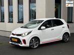Kia Picanto 1.0 T-GDI AUTOMAAT GT-Line, achteruitrijcamera,a, Auto's, Gebruikt, Wit, Leder, Bedrijf