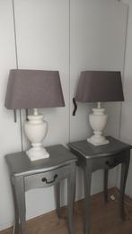 2x tafellamp incl kap, Huis en Inrichting, Ophalen, Gebruikt, Overige materialen, 50 tot 75 cm