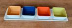 Set: plateau met keramieken bakjes, Huis en Inrichting, Keuken | Servies, Ophalen, Keramiek, Overige stijlen, Schaal of Schalen