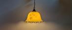 Vintage hanglamp. Glazen kap, Ophalen of Verzenden