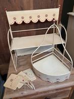 Vibtage brocante rek / wandrek / haken, Antiek en Kunst, Curiosa en Brocante, Ophalen of Verzenden