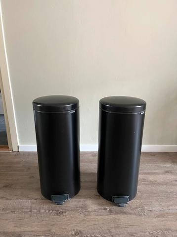 Brabantia NewIcon pedaalemmers 30L | Zwart beschikbaar voor biedingen