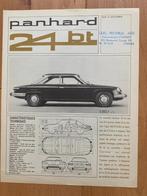 Panhard 24 BT  -  Folder - Brochure, Verzenden, Citroën, Panhard, Zo goed als nieuw