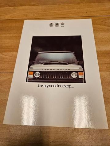 Range Rover -Luxury need not stop... beschikbaar voor biedingen