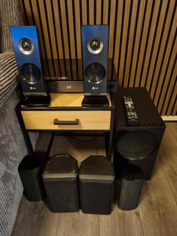 LG Dolby Surround Set + Extra Speakers beschikbaar voor biedingen