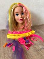 Barbie Regenboog Stylinghoofd, Ophalen of Verzenden, Gebruikt, Barbie
