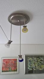 Hanglamp, Huis en Inrichting, Lampen | Hanglampen, Ophalen, 50 tot 75 cm, Zo goed als nieuw, Glas
