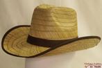 nieuwe Cowboy Western strohoed 57/58 bruin lint unisex, Nieuw, Sky High, Ophalen of Verzenden, Accessoires