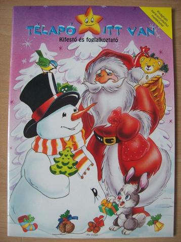 Télapó itt van Hongaars kleur- en activiteitenboekje magyar beschikbaar voor biedingen