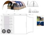 Eurotrail Texas tunneltent 6 personen, Caravans en Kamperen, Tenten, Ophalen, Zo goed als nieuw