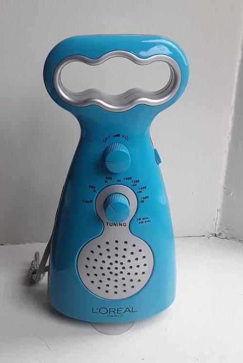 Vintage douche radio - l'oreal, Antiek en Kunst, Curiosa en Brocante, Ophalen of Verzenden